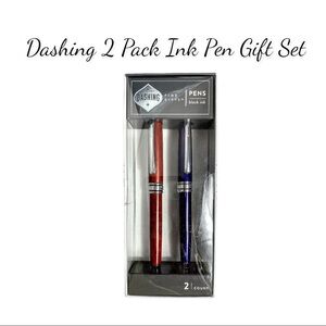 NIP Dashing 2 Pack Ink Pen Gift Set - Black Ink